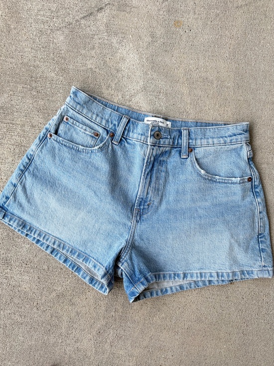 Abercrombie & Fitch Pants - Abercrombie and Fitch high rise mom short curve love denim jean shorts NWT